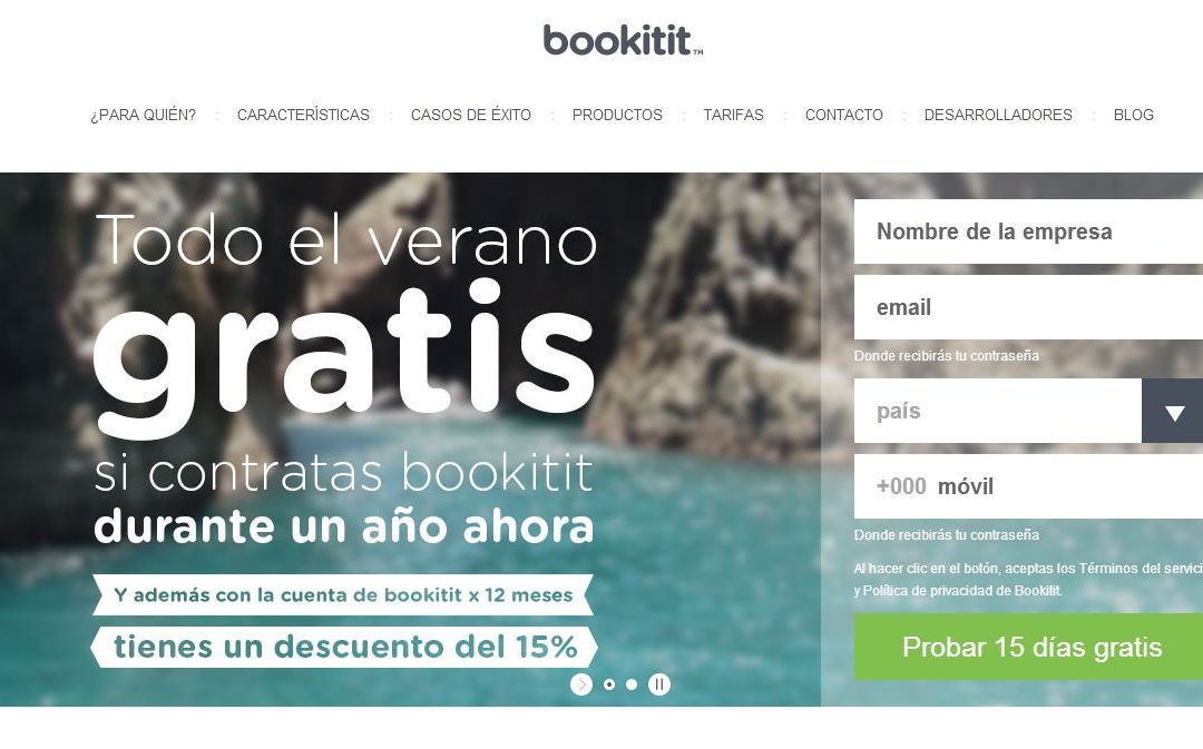 Te presentamos la nueva web del sistema de reservas online Bookitit