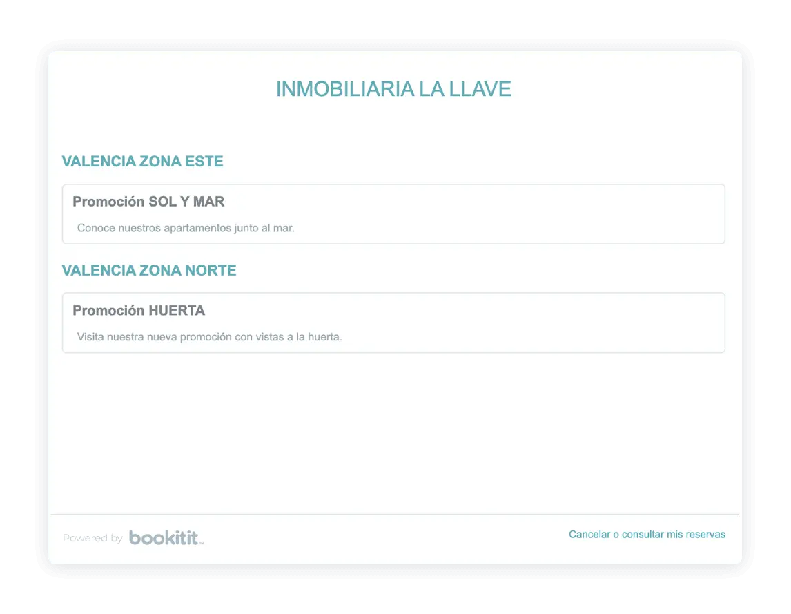 Sistema-de-reservas-inmobiliarias Reservar cita en inmobiliaria
